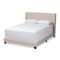 Baxton Studio Lisette Modern Beige Upholstered Full Size Bed 150-8850 - alternate 1